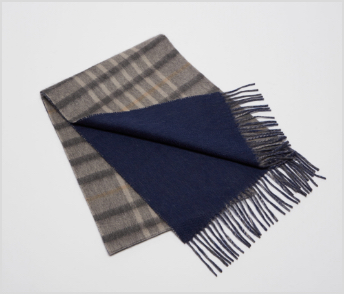 マフラー　チェック柄＆ベーシック